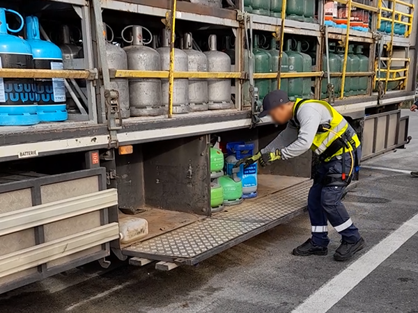 Camion de transport de GPL conditionné GEDIPAL