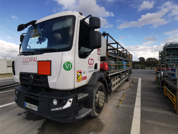 Camion de transport de GPL conditionné GEDIPAL