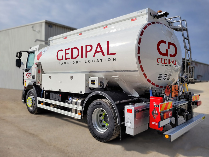 Camion de transport de matière dangereuse en vrac GEDIPAL