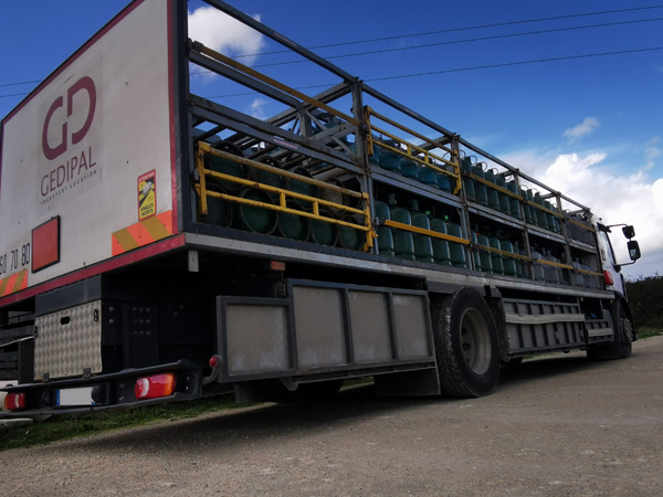 Camion de transport de GPL conditionné GEDIPAL
